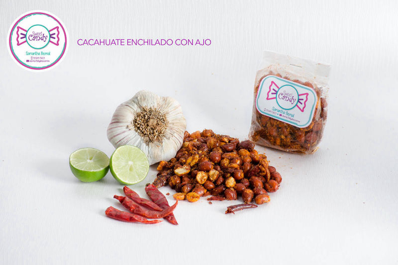 cacahuate con ajo